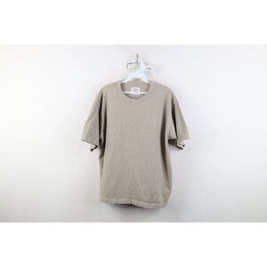 Buck Mason Mens Size Large Field Spec 90s Boxy Heavyweight T-Shirt Gray Cotton